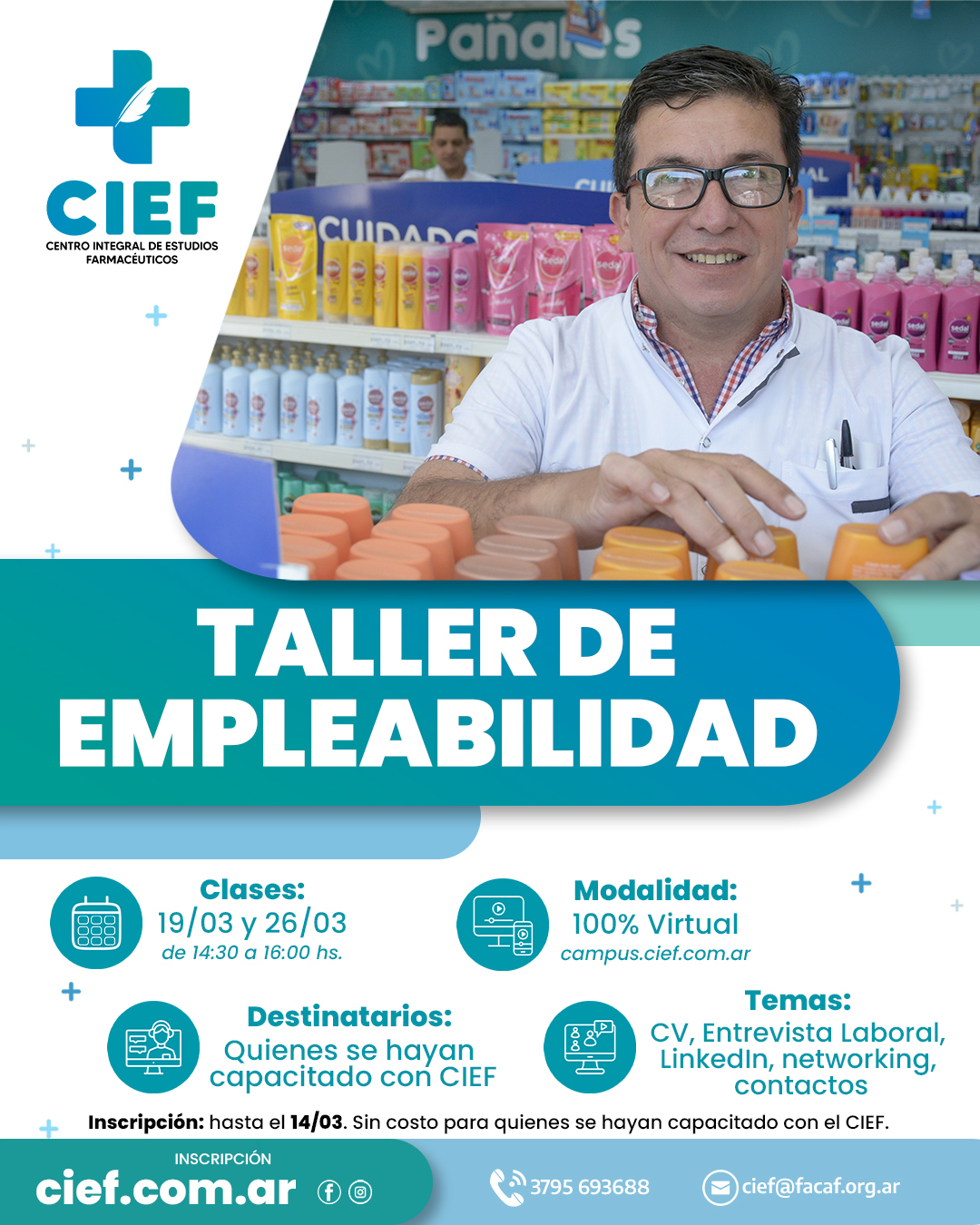 5 Medical center Flat Marketing pack Poster