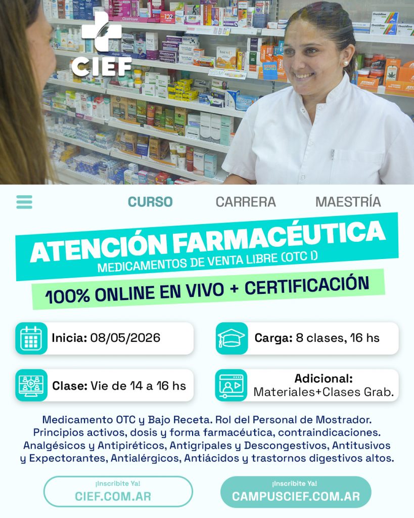 EJERCICIO DE LA ATENCIÓN FARMACÉUTICA – OTC I
