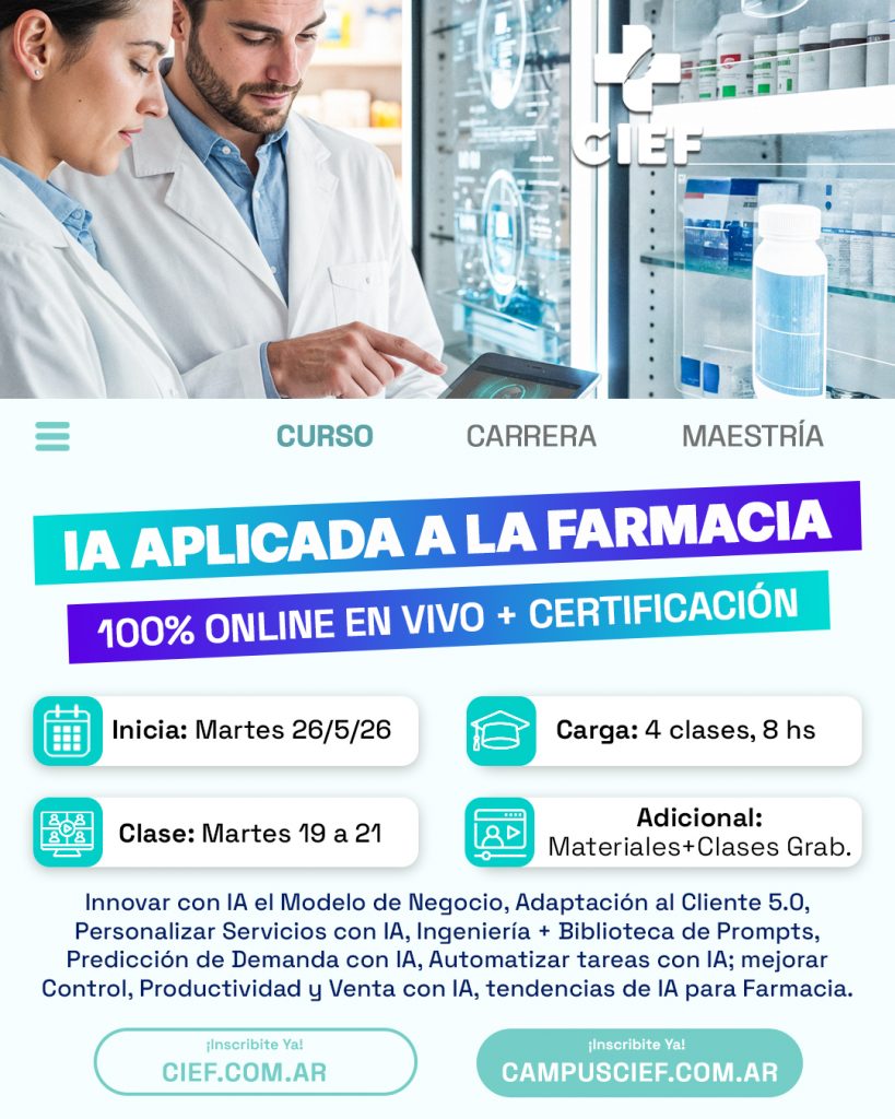 INTELIGENCIA ARTIFICIAL APLICADA A LA FARMACIA