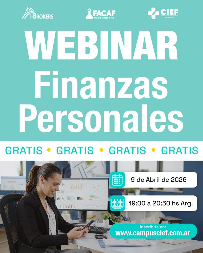 GRATIS: WEBINAR DE “FINANZAS PERSONALES”